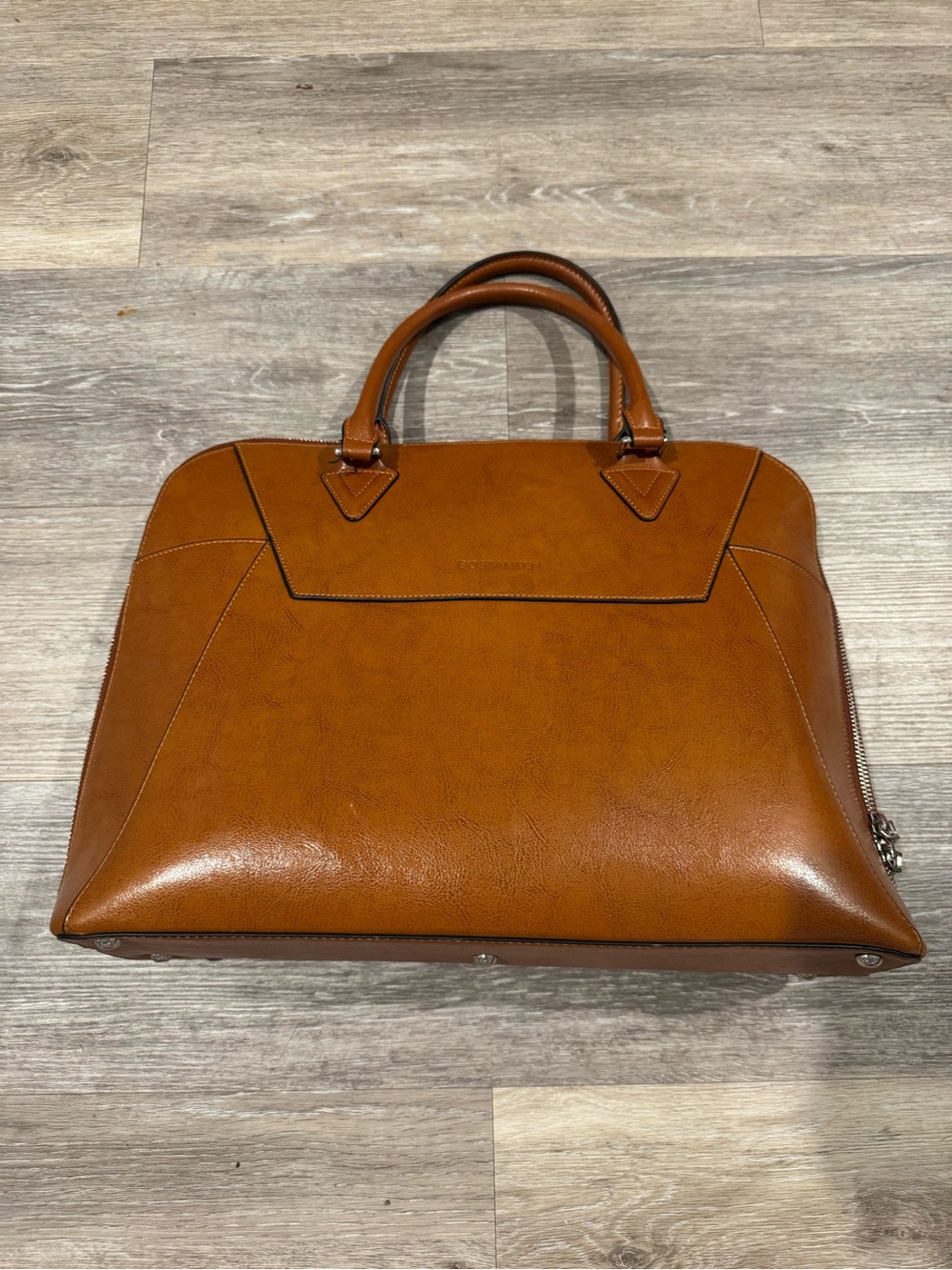 Bostanten brown leather ladies' laptop briefcase